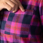 Fruit of the Loom Women's Plaid Flannel Sleep Shirt
