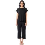 Fruit of the Loom Women's Black Sleep Set, XL