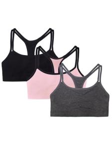 Fruit of the Loom Women's 3-Pack Sport Bras
