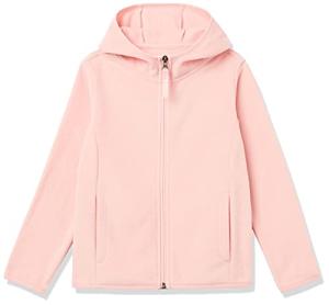 Girls' Lightweight Pink Polar Fleece Hoodie, Large
