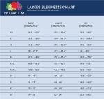 Fruit of the Loom Women's Black Sleep Set, XL