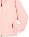 Girls' Lightweight Pink Polar Fleece Hoodie, Large