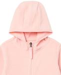Girls' Lightweight Pink Polar Fleece Hoodie, Large