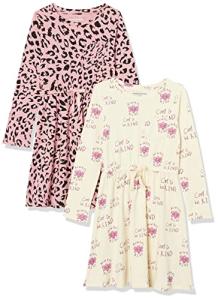 Toddler Girls' Long-Sleeve T-Shirt Dress, Purple