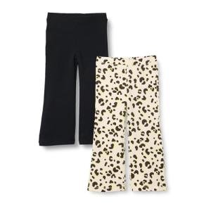 Girls' Slim-Fit Knit Flare Leggings, 2-Pack