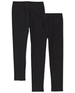 Girls' Black Leggings 2-Pack by The Children's Place