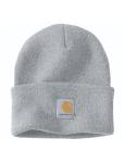 Carhartt Heather Grey Knit Cuffed Beanie for Men