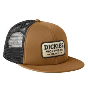 Dickies Flat Bill Trucker Hat with Patch