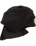 Carhartt Men's Black Fleece 2-in-1 Headwear