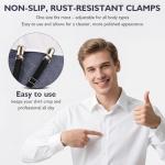 ZKENIRD Men’s Non-Slip Shirt Stays (Pair)