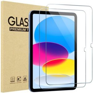 ProCase HD Clear Tempered Glass Screen Protectors for iPad