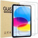 ProCase HD Clear Tempered Glass Screen Protectors for iPad