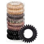 Kitsch Spiral Hair Ties - 8pc Set for Women