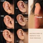 Trendy Gold Hoop Earrings for Sensitive Ears