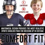 Franklin Sports Kids Lightweight Costume Football Shoulder Pads