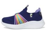 SKECHERS Girls Ultra Flex Rainbow Speed Sneaker