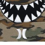 Hurley Kids' Green Camo Beanie and Gloves Set