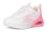 SKECHERS Girls' White/Pink Microspec Max Sneakers
