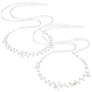Pearl Flower Girl Headband - 2 Pack