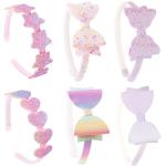Lizioo 6-Piece Glitter Hair Accessories for Girls