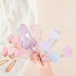 Lizioo 6-Piece Glitter Hair Accessories for Girls