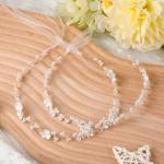 Pearl Flower Girl Headband - 2 Pack