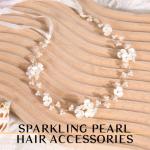 Pearl Flower Girl Hair Accessory for Special Occasions