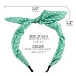 Colorful Floral and Polka Dot Headbands Set