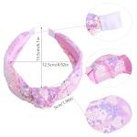Sparkly Sequin Headbands for Girls - 3 Pack
