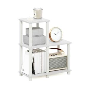 Furinno 5-Tier Open Storage Shelves - White