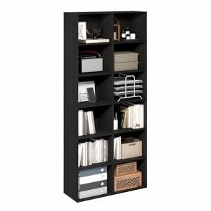 Furinno 12-Cube Bookshelf and Storage Organizer