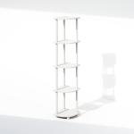 Furinno 5-Tier Corner Shelf for Home Organization