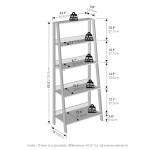 Furinno 5-Tier Ladder Shelf for Home Décor
