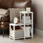 Furinno 5-Tier Open Storage Shelves - White