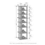 Furinno 8-Tier Corner Shelf - Space Saver