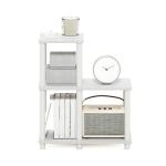 Furinno 5-Tier Open Storage Shelves - White