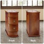 LITTLE TREE Vintage Wood End Table with 2 Drawers