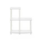 Furinno 5-Tier Open Storage Shelves - White