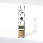 Furinno 5-Tier Corner Shelf for Home Organization