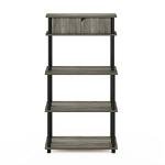 Furinno Turn-N-Tube Storage Shelf with Cabinet