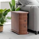 LITTLE TREE Vintage Wood End Table with 2 Drawers