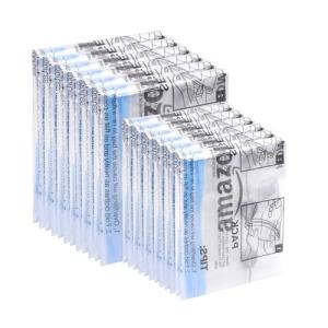 Amazon Basics Roll-Up Travel Zipper Storage Bags 12 Count