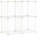Amazon Basics 4-Cube Storage Organizer - White