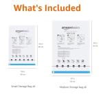 Amazon Basics Roll-Up Travel Zipper Storage Bags 12 Count