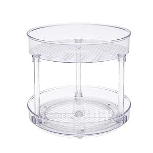 Amazon Basics 2-Tier Clear Lazy Susan Turntable