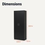 Amazon Basics Black Kitchen Pantry Storage Cabinet