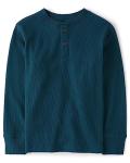 Children's Place Long Sleeve Thermal Henley Shirt