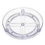 Amazon Basics 2-Tier Clear Lazy Susan Turntable