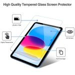ProCase HD Clear Tempered Glass Screen Protectors for iPad