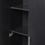 Amazon Basics Black Kitchen Pantry Storage Cabinet